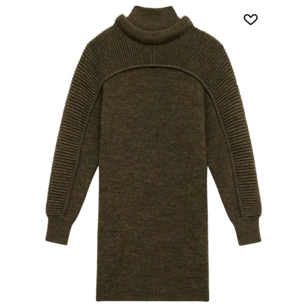 Isabel Marant Hilde Sweater Dress (“Khaki”)
